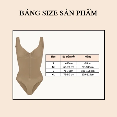 Áo Gen Định Hình Toàn Thân Khoá Kéo Bodysuit Nâng Mông Xiết Eo TT010 529.999đ