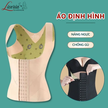 Áo Gen Liceria AG01 Nâng Ngực Chống Gù Cổ Định Hình Eo Thon Chữ U Giá 203.429 VND