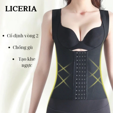Áo Gen Liceria AG01 Nâng Ngực Chống Gù Cổ Định Hình Eo Thon Chữ U Giá 203.429 VND