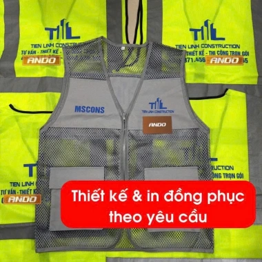 Áo ghi lê bảo hộ lao động 2 túi - Gile bền, phù hợp shipper J&T, chỉ 60.000₫ 9