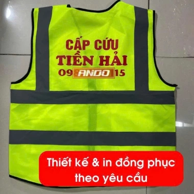 Áo ghi lê bảo hộ lao động phản quang lưới Tàu có túi – Giá ưu đãi 44.100₫ 9