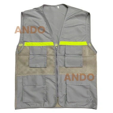 Áo ghi lê bảo hộ lao động phản quang, vải gió, lưới mắt to - Giá chỉ 120.000₫ 3