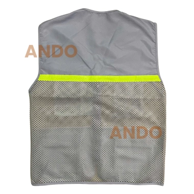 Áo ghi lê bảo hộ lao động phản quang, vải gió, lưới mắt to - Giá chỉ 120.000₫ 4