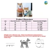 Áo ghi-lê thú cưng thoáng khí, giảm rụng lông mùa hè mỏng nhẹ cho mèo chó nhỏ - French Bulldog, Corgi, thỏ, kẻ sọc 9