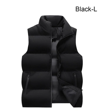 Áo ghi lê vest nam chống gió, cổ đứng ấm áp với lớp đệm mềm - Thu Đông 190k