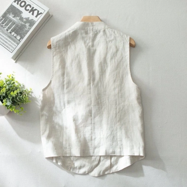 Áo ghile nam DV02 - Vest không tay basic linen cao cấp, nam tính, giá ưu đãi 269,100₫ 8