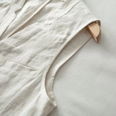 Áo ghile nam DV02 - Vest không tay basic linen cao cấp, nam tính, giá ưu đãi 269,100₫ 9