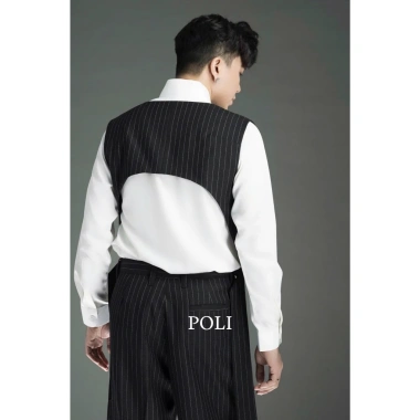 Áo ghile phối sơ mi độc quyền POLI - Thiết kế sang trọng, giảm giá 750.000₫ 2