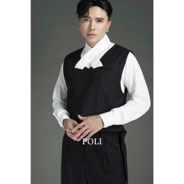 Áo ghile phối sơ mi độc quyền POLI - Thiết kế sang trọng, giảm giá 750.000₫ 9