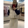 Áo Gi Lê Cotton Lông Vũ Nữ Mẫu Ngắn - Trang phục Thu Đông Năm Mới, Vest rộng phong cách Hàn Quốc, Giá 299.000 VND 8