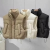 Áo Gi Lê Cotton Lông Vũ Nữ Mẫu Ngắn - Trang phục Thu Đông Năm Mới, Vest rộng phong cách Hàn Quốc, Giá 299.000 VND 9