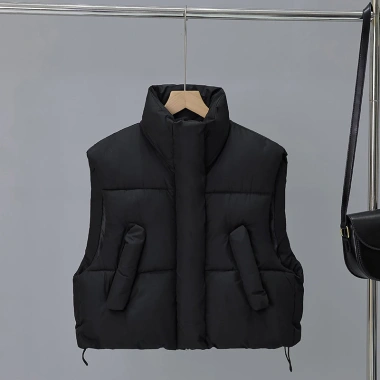 Áo Gi Lê Cotton Lông Vũ Nữ Mẫu Ngắn - Trang phục Thu Đông Năm Mới, Vest rộng phong cách Hàn Quốc, Giá 299.000 VND