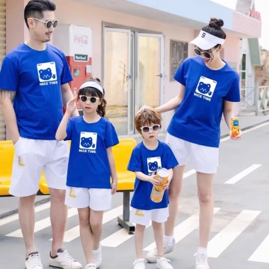 Áo Gia Đình Hello Sunday Bộ 3-5 Người Du Lịch Cotton Đủ Màu Đủ Size 60.000 VND
