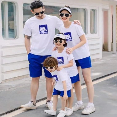 Áo Gia Đình Hello Sunday Bộ 3-5 Người Du Lịch Cotton Đủ Màu Đủ Size 60.000 VND