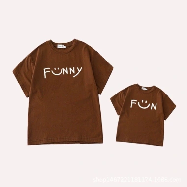 Áo gia đình Nhà Đăng - Thun Funny cotton 100% co giãn 4C, in bền, bảo hành in ấn, 123k