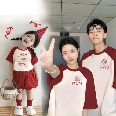 Áo gia đình Panda Dad Mom Me Thun cotton 100% co giãn 4C, in bền, mát, bảo hành in ấn 3