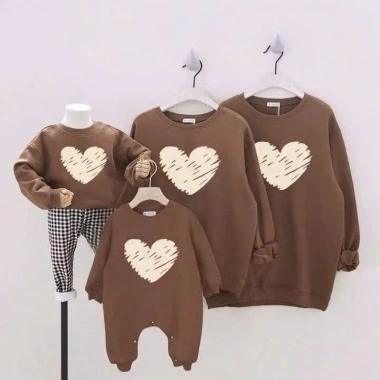 Áo gia đình Panda – Sweater nỉ 2 da cao cấp, mềm mịn, thoáng khí, in bền đẹp, 182.160₫ 6