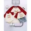 Áo gia đình Panda tay đỏ cotton 100% in chữ Make Life Sweet, mát mẻ, in bền - giá ưu đãi 152.460₫ 5
