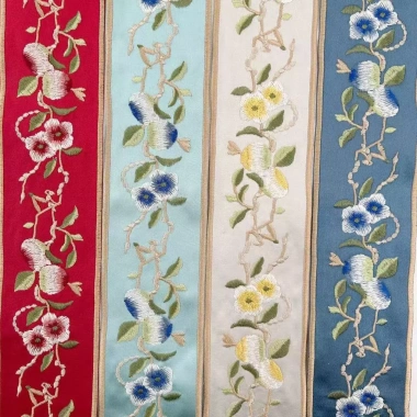 Áo giả lụa satín thêu Trung Hoa ren sườn xám - Hanfu thời trang FZK0 giảm giá 402.257đ 5