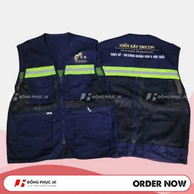 Áo gile bảo hộ cho kỹ sư, công nhân công trình – Tùy yêu cầu, tối thiểu 5c, giá 95.000₫ 2 Áo gile bảo hộ cho kỹ sư, công nhân công trình – Tùy yêu cầu, tối thiểu 5c, giá 95.000₫ 2