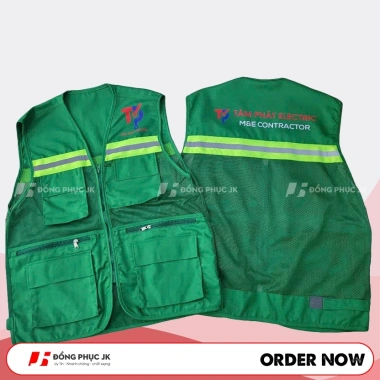 Áo gile bảo hộ in theo yêu cầu - Gile công trình, kỹ sư, giá 130.000đ, nhận từ 5c 2 Áo gile bảo hộ in theo yêu cầu - Gile công trình, kỹ sư, giá 130.000đ, nhận từ 5c 2
