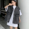 Áo gile bò không tay phong cách Hàn Quốc, hotgirl sành điệu, áo khoác jean 230k 8