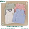 Áo Gile Cotton Cài Giữa Dokma cho Bé (3-11kg) DA2.439/DA2.471 - Giá chỉ 99.000 VND 2