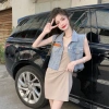 Áo Gilê Denim Không Tay Cổ Điển Nữ - Kiểu Mùa Hè mới, Dễ phối, Giá chỉ 230.000 VND (Giảm từ 296.700 VND) 2