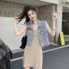 Áo Gilê Denim Không Tay Cổ Điển Nữ - Kiểu Mùa Hè mới, Dễ phối, Giá chỉ 230.000 VND (Giảm từ 296.700 VND) 3
