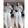 Áo gile denim nữ cổ polo dáng nhỏ, chất liệu bò cao cấp, giảm giá 265k 2