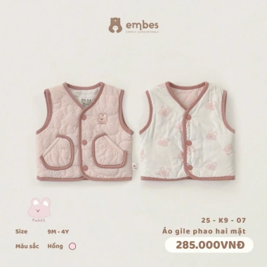 Áo Gile Hai Mặt Phao và Nỉ Lông Dày Dặn Cho Bé 8-18kg - Bộ Sưu Tập Mới Giá Ưu Đãi 228.000đ 9 Áo Gile Hai Mặt Phao và Nỉ Lông Dày Dặn Cho Bé 8-18kg - Bộ Sưu Tập Mới Giá Ưu Đãi 228.000đ 9