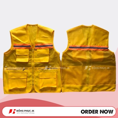 Áo gile kỹ sư công trình 6 túi hộp, phản quang mát mẻ, thời trang chỉ 125.000₫ 8 Áo gile kỹ sư công trình 6 túi hộp, phản quang mát mẻ, thời trang chỉ 125.000₫ 8