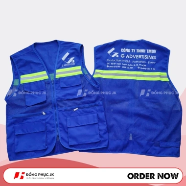 Áo gile kỹ sư, gile công trình, gile bảo hộ lao động - Theo yêu cầu, tối thiểu 5C, giảm giá 105.000₫ 3 Áo gile kỹ sư, gile công trình, gile bảo hộ lao động - Theo yêu cầu, tối thiểu 5C, giảm giá 105.000₫ 3