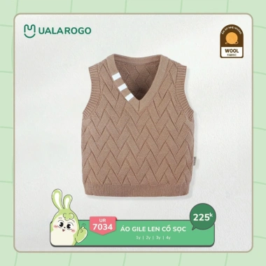 Áo Gile Len Nhiều Màu Uala 9-24kg Cho Bé – Thoáng Khí, Đa Dạng Mẫu UR7.031 UR7.033 UR7.034 UR7.038 UR7.039 Giá 225.000₫