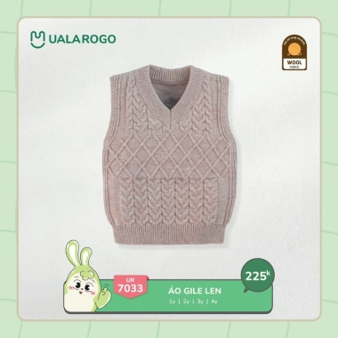 Áo Gile Len Nhiều Màu Uala 9-24kg Cho Bé – Thoáng Khí, Đa Dạng Mẫu UR7.031 UR7.033 UR7.034 UR7.038 UR7.039 Giá 225.000₫