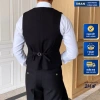 Áo Gile Nam 6 Cúc Vải Chéo 79 - Vest Đen Slimfit Trẻ Trung, Lịch Lãm iMan