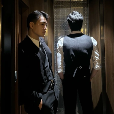 Áo Gile Nam 6 Cúc Vải Chéo 79 - Vest Đen Slimfit Trẻ Trung, Lịch Lãm iMan 4