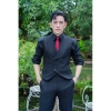 Áo Gile Nam 6 Cúc Vải Chéo 79 - Vest Đen Slimfit Trẻ Trung, Lịch Lãm iMan 5