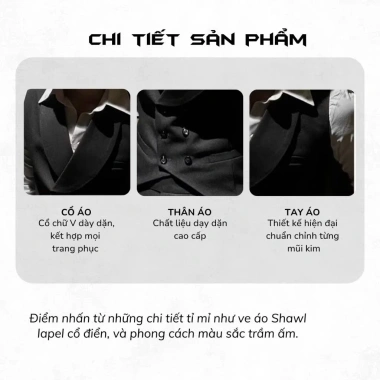 Áo Gile Nam 6 Cúc Vải Chéo Cao Cấp - Vest Đen Slimfit Sang Trọng, Trẻ Trung, Lịch Lãm DVMEN | 319.000₫ 6