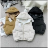 Áo gile nũ có mũ - Dáng ngắn, chất phao nhung mềm mịn, giá chỉ 129.000 đồng - Rẻ vô địch