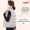 Áo gile nữ OBBM ms616, phao trần bông sóng, giá 220k, thích hợp mặc nhà đi chơi 3