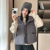 Áo gile phao nữ có mũ dày dặn ấm áp - Hottrend QCCC giảm giá 325k