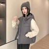 Áo gile phao nữ có mũ dày dặn ấm áp - Hottrend QCCC giảm giá 325k 6