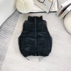 Áo Gile Phao Nữ Nhung Lì 2 Mặt Siêu Nhẹ Dáng Ngắn Dây Rút Eo Giữ Ấm Tũn Boutique 9