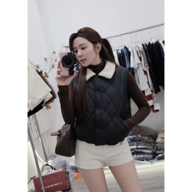 Áo gile phao trám cổ lông New BIGSIZE 60-90kg giảm giá còn 249.000đ