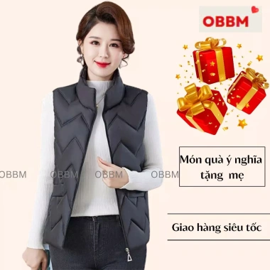 Áo gile trung niên cho mẹ - áo phao trần bông sóng mẫu mới, ấm áp, giá 228.999₫ 3 Áo gile trung niên cho mẹ - áo phao trần bông sóng mẫu mới, ấm áp, giá 228.999₫ 3