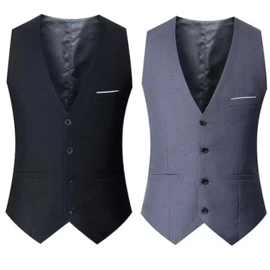 Áo gile vest nam 2 lớp form ôm body, trẻ trung cá tính, vải dày mịn sang trọng - bảo hành, giảm giá 149k 4