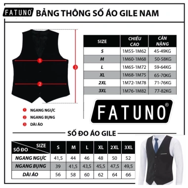 Áo gile vest nam 2 lớp form ôm, vải dày mịn, thiết kế sang trọng, giá 139.708 VND 2
