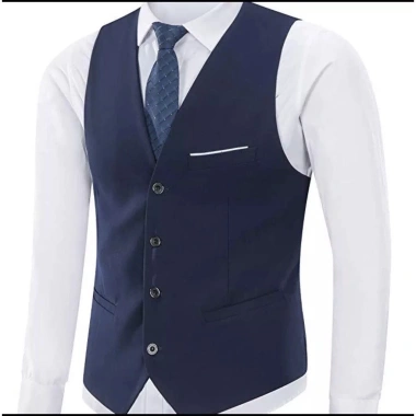 Áo gile vest nam 2 lớp form ôm, vải dày mịn, thiết kế sang trọng, giá 139.708 VND 4