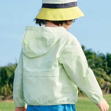 Áo gió chống nắng 2 lớp BabyloveGO KG02 – áo khoác thu đông mũ, vải dù chống nước cho bé 3